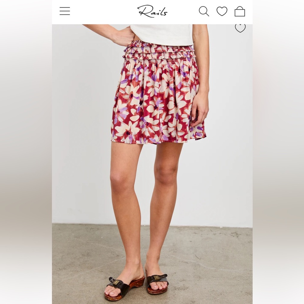 Rails Kumi Skirt in Amaranth